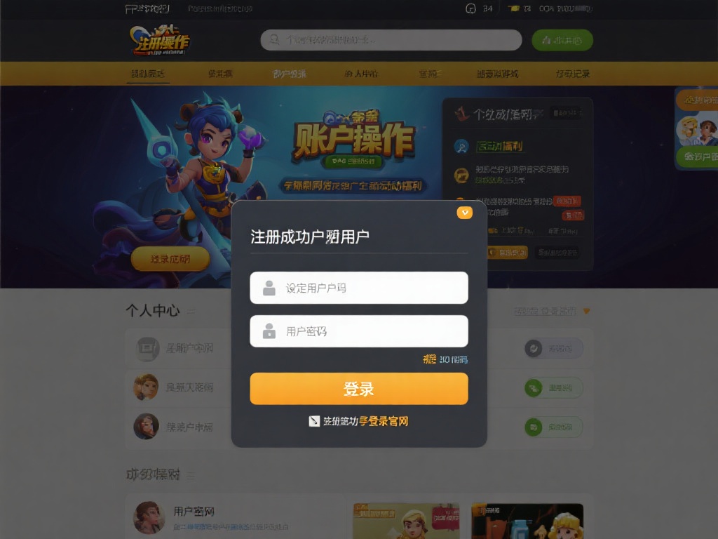 登录及账户操作：注册成功后，用户仅需输入已设定的用