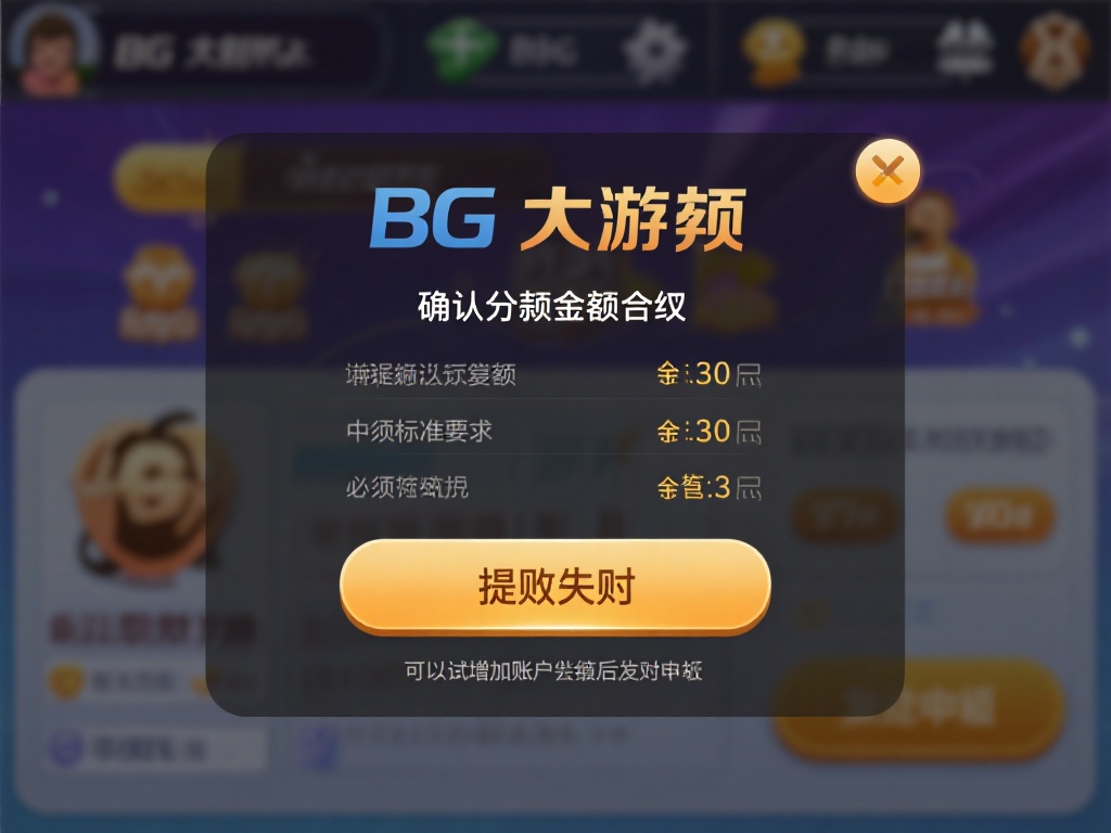 确认提现金额合规
提现失败时，务必仔细核对所提金